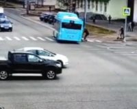 Пьяный самокатчик рулю не хозяин?